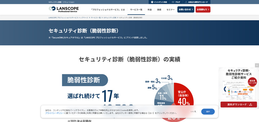 エムオーテックスのセキュリティ診断（脆弱性診断） エムオーテックス株式会社